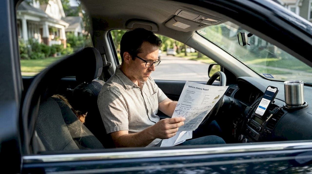Essential vehicle history checklist for used car buyers